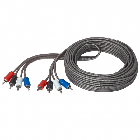 Auto-Connect 4-Kanal-verdrilltes Low-Level-Kabel 5.5 Meter, Level 1 in der Gruppe Car-HiFi / Kabel / Cinchkabel bei BRL (720L1RCA255T)