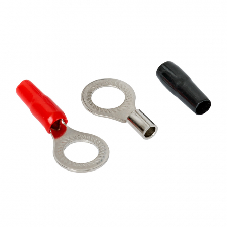 Auto-Connect rote und schwarze Ringkabelschuh M12, 10 mm² in der Gruppe Car-HiFi / Zubehör / Montagezubehör bei BRL (720L1RT1012)