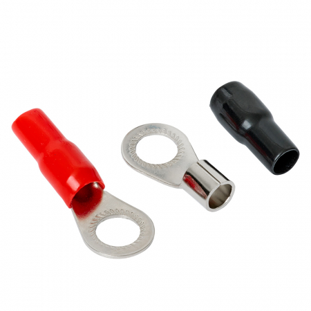 Auto-Connect rote und schwarze Ringkabelschuh M12, 21 mm² in der Gruppe Car-HiFi / Zubehör / Montagezubehör bei BRL (720L1RT2112)