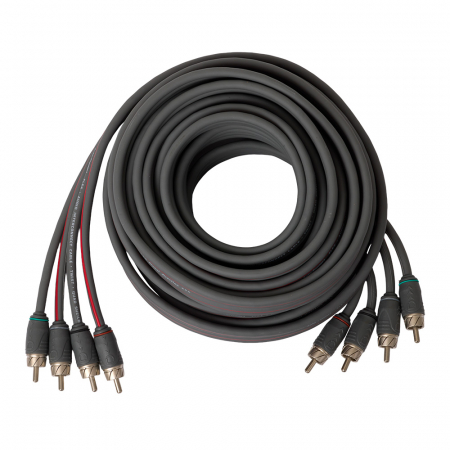 Auto-Connect verdrilltes 4-Kanal-Low-Level-Kabel 5,5 Meter, Level 2 in der Gruppe Car-HiFi / Kabel / Cinchkabel bei BRL (720L2RCA554TB)
