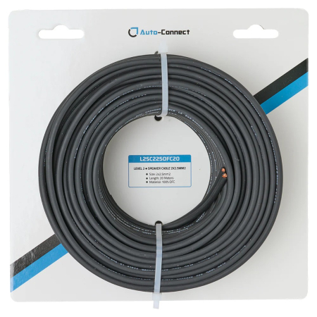 Auto-Connect OFC-Lautsprecherkabel 2x2.5 mm², 20 Meter in der Gruppe Car-HiFi / Kabel / Lautsprecherkabel bei BRL (720L2SC225OFC20)