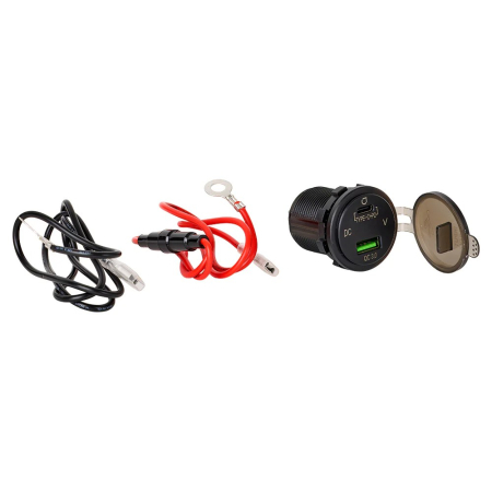 USB-Ladegerät mit Voltmeter und USB-C in der Gruppe Car-HiFi / Smartphone im Auto / Smartphone-Zubehör bei BRL (720L2VMU2)