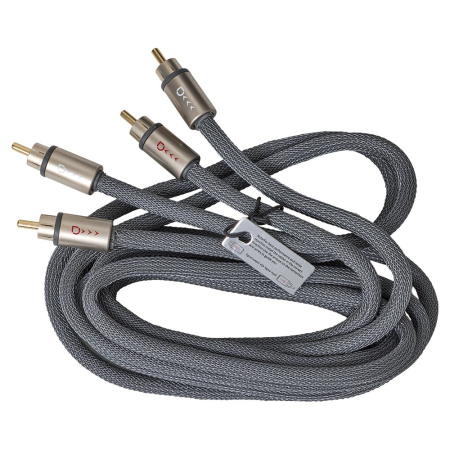 Auto-Connect verdrilltes Cinch-Kabel 1.5 Meter, Level 3 in der Gruppe Neuheiten bei BRL (720L3RCA15TBS)