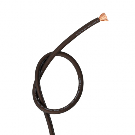 Auto-Connect schwarzes Stromkabel OFC 21.6mm², Meterware in der Gruppe Car-HiFi / Kabel / Stromkabel bei BRL (720PC21OFCB)