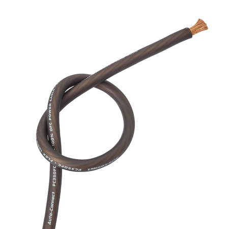 Auto-Connect schwarzes Stromkabel OFC 35.5mm², Meterware in der Gruppe Car-HiFi / Kabel / Stromkabel bei BRL (720PC35OFCB)