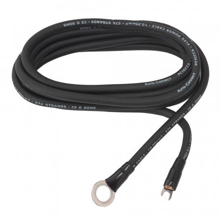 Auto-Connect 2,5 Meter Stromkabel CCA 10,2 mm², schwarz in der Gruppe Car-HiFi / Kabel / Stromkabel bei BRL (720PCT10CCA25B)