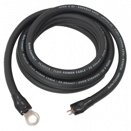 Auto-Connect 2,5 Meter Stromkabel CCA 35,5 mm², schwarz in der Gruppe Car-HiFi / Kabel / Stromkabel bei BRL (720PCT35CCA25B)