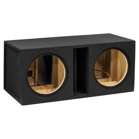 Auto-Connect 2x12 Zoll leere Bassbox für Tieftöner mit großen Körben in der Gruppe Car-HiFi / Bass / Leere Subwoofergehäuse bei BRL (720VE212ARB)