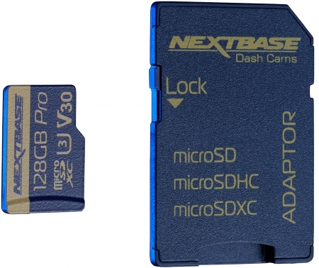 NextBase 128GB U3 Micro-SD-Karte mit Adapter in der Gruppe Car-HiFi / Zubehör / Dashcam bei BRL (750SD128GBU3)