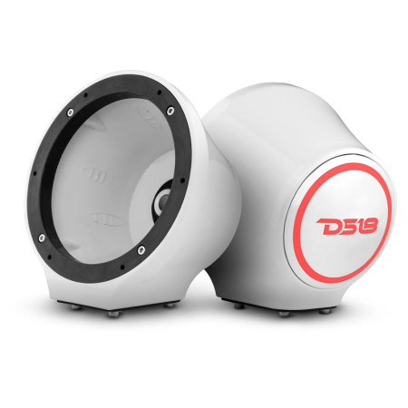 DS18 EN-JS6/WH, weiße 6,5-Zoll-Lautsprecherpods mit RGB in der Gruppe Car-HiFi / Autolautsprecher / ATV-Lautsprecher bei BRL (803ENJS6WH)