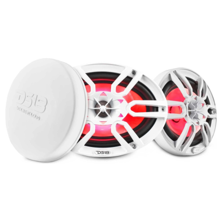 DS18 NXL-69/WH, weiße 6x9-Zoll Marine-Lautsprecher mit LED, Paar in der Gruppe Car-HiFi / Marine-Audio / Marine-Lautsprecher bei BRL (803NXL69WH)