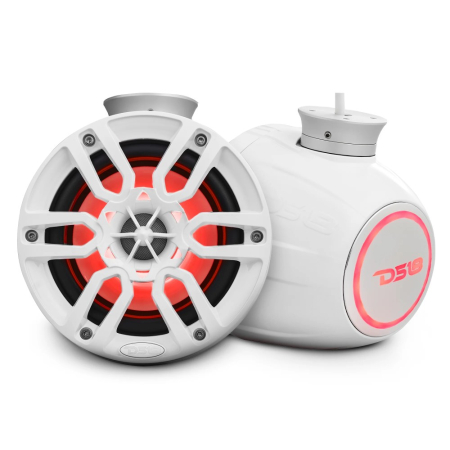 DS18 NXL-PS6W, weiße 6,5-Zoll-Marine-Lautsprecher in Pods mit LED, Paar in der Gruppe Car-HiFi / Marine-Audio / Marine-Lautsprecher bei BRL (803NXLPS6W)