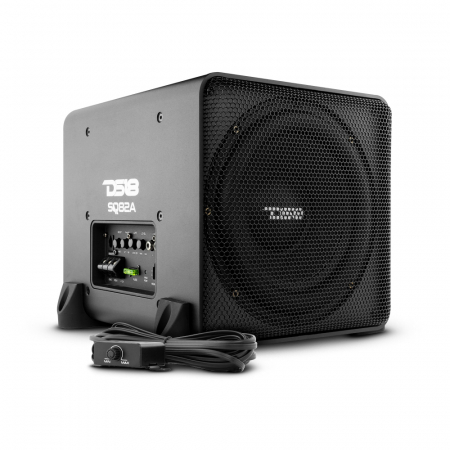 DS18 SQ82A, aktiver 8-Zoll-Subwoofer und Passivmembran in der Gruppe Car-HiFi / Bass / Aktiver Subwoofer bei BRL (803SQ82A)