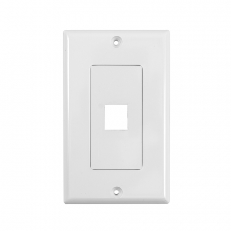 System One WP801 Wandplatte 1 Anschluss in der Gruppe Heim-Audio / Zubehör / Anschlüsse und Panels bei BRL (815WP801)