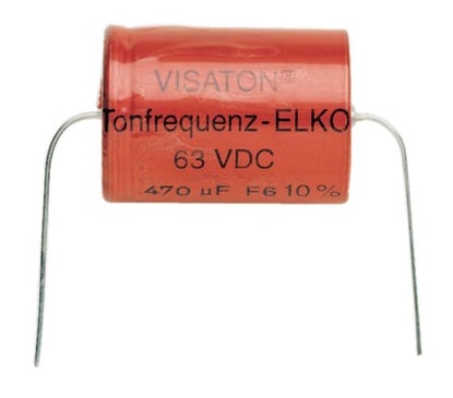 Visaton Kondensator 150UF/63VAC in der Gruppe Heim-Audio / Selbstbau / Frequenzweichen bei BRL (8305390)
