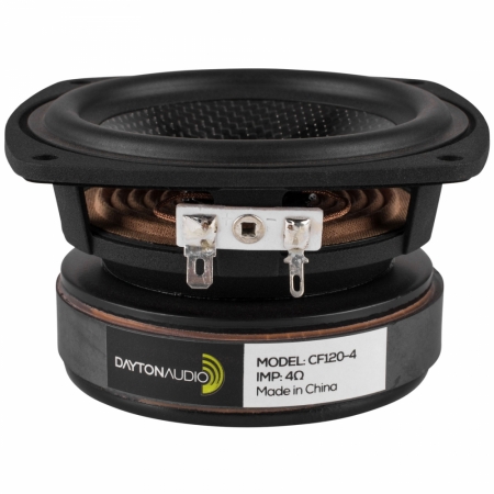 Dayton Audio CF120-4, 4-Zoll-Mitteltieftöner/Mitteltöner in der Gruppe Heim-Audio / Selbstbau / Lautsprecherchassis bei BRL (860CF1204)
