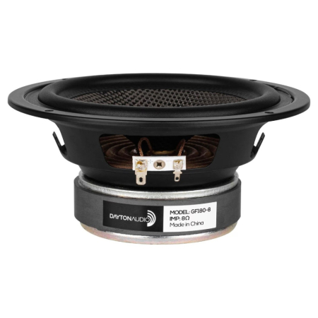 Dayton Audio GF180-8, 6.5-Zoll Mittelbass/Mitteltöner 8 Ohm in der Gruppe Heim-Audio / Selbstbau / Lautsprecherchassis bei BRL (860GF1808)