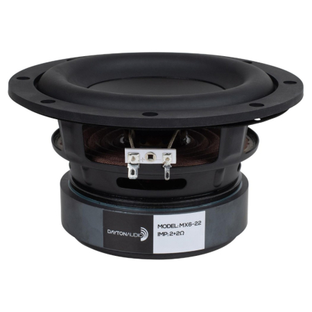Dayton Audio MX6-22, 6,5-Zoll Bass-/Mittelbasslautsprecher in der Gruppe Heim-Audio / Selbstbau / Subwooferchassis bei BRL (860MX622)