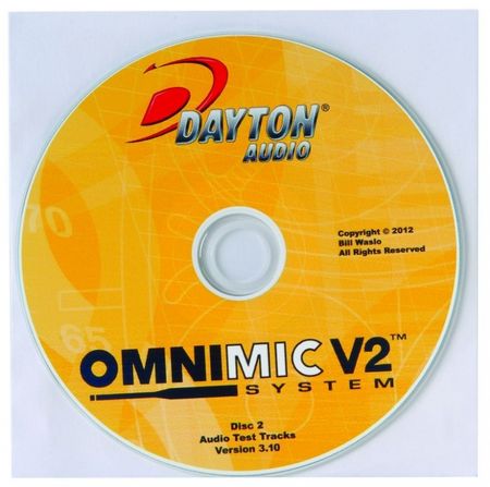 Dayton Audio OMCD Version 3 Test Track CD in der Gruppe Heim-Audio / Zubehör / Mess- und Kalibriergeräte bei BRL (860OMCD)