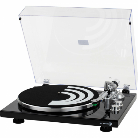 Dayton Audio TT-1BTB, Plattenspieler mit BT, USB und integriertem RIAA, schwarz in der Gruppe Heim-Audio / HiFi / Plattenspieler bei BRL (860TT1BTB)