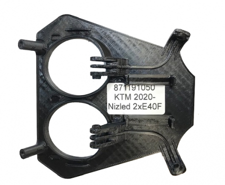 KTM 2020-2023 3D-Druck Lampenhalterung Nizled für 2xE30F/E40F in der Gruppe Car-HiFi / LED-Beleuchtung / Enduro / Was passt zu meinem Motorrad / KTM / 2020-2023 bei BRL (871191050)
