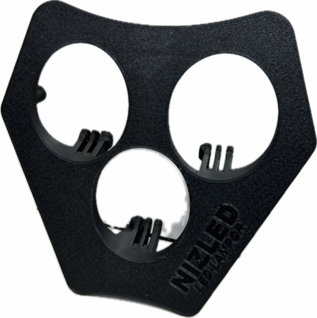 KTM 2024- 3D-Druck Lampenhalterung Nizled für 3xE30F/E40F in der Gruppe Car-HiFi / LED-Beleuchtung / Enduro / Was passt zu meinem Motorrad / KTM / 2024- bei BRL (871191053)