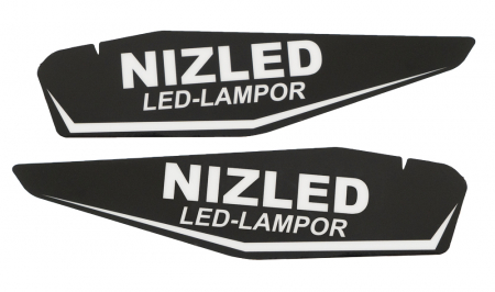 Nizled Aufkleber für Handschutz KTM schwarz, Paar in der Gruppe Car-HiFi / LED-Beleuchtung / Enduro / Was passt zu meinem Motorrad / KTM / 2024- bei BRL (871DEKALHANDTAGS)