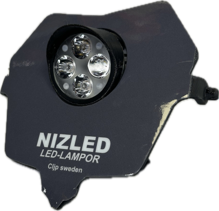 Einzelleuchte kaltweiß 40w Fantic 2-Takt 2024-, grauer Aufkleber, 1xE406k NIZLED in der Gruppe Car-HiFi / LED-Beleuchtung / Enduro / Was passt zu meinem Motorrad / Fantic / 2024- bei BRL (871FANTIC242E40F1)