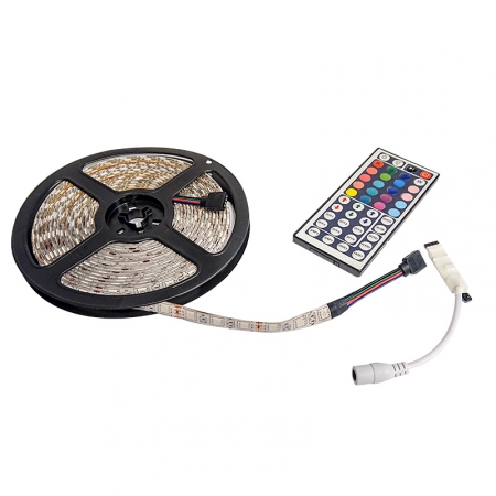 LED-Band 5m RGB-Kit 12v/220v mit Fernbedienung in der Gruppe Car-HiFi / LED-Beleuchtung / LED-Lampen / LED-Streifen bei BRL (871LEDRGBKIT)