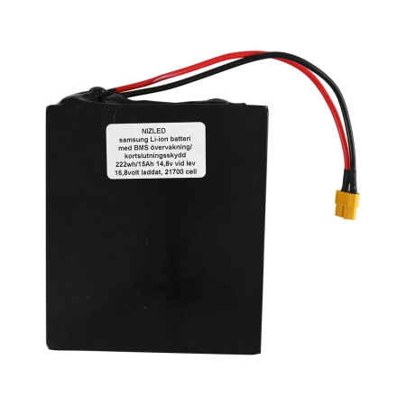 Li-Ion Akku 16,8 Volt 15 Ah mit 21700 Zellen und BMS für E40, leuchtet 2 h mit Triple-Kit in der Gruppe Car-HiFi / LED-Beleuchtung / Enduro / Batterie bei BRL (871LIION15SLIM)