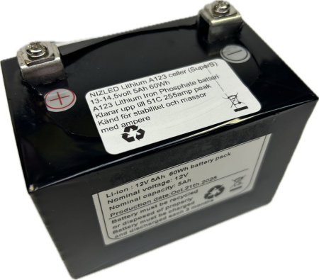 Li-Ion Enduro Akku 14 Volt 5 Ah mit A123-Zelle, (SuperB) in der Gruppe Car-HiFi / LED-Beleuchtung / Enduro / Was passt zu meinem Motorrad / Fantic / 2024- bei BRL (871LIION5KTM24)