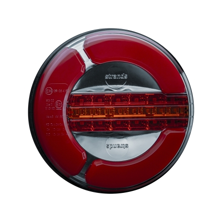 Strands Rückleuchte LED 3 Kammern 12-24V, 142Mm Durchmesser. Schluss/Brems/dyn. Blinker in der Gruppe Car-HiFi / LED-Beleuchtung / LED-Lampen / Rücklichter bei BRL (872800153)