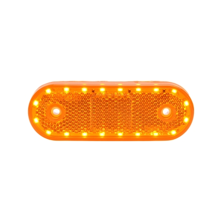 Strands Seitenmarkierungsleuchte/Blinker LED 12-24V IP68 E-geprüft, inkl. Winkelhalterung und Reflektor. Blinker wechselnd in der Gruppe Car-HiFi / LED-Beleuchtung / Montagezubehör / Reflektoren bei BRL (872800289)