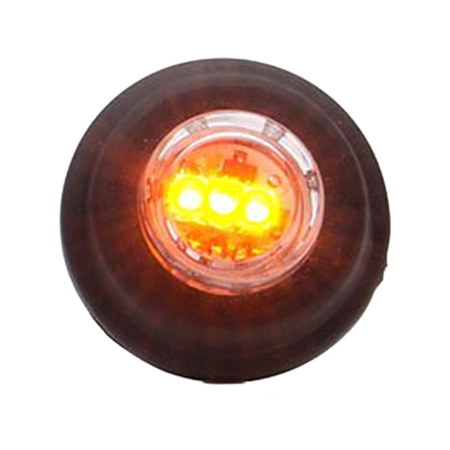 Strands Seitenmarkierungsleuchte LED 12-24V., passt in 21 mm Loch. E-geprüft. Orange in der Gruppe Car-HiFi / LED-Beleuchtung / LED-Lampen / Zusatzscheinwerfer bei BRL (872800295)
