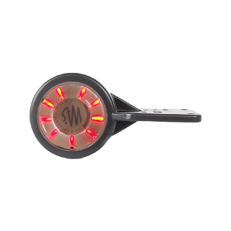 Strands Gummiarm Weiß/Rot LED m. Platte, klares Glas. E-geprüft 12-24V in der Gruppe Car-HiFi / LED-Beleuchtung / LED-Lampen / Positionslichter bei BRL (872800373N)