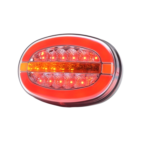 Strands 3-Funk. Rücklicht universal oval, dyn. Blinker in der Gruppe Car-HiFi / LED-Beleuchtung / LED-Lampen / Rücklichter bei BRL (872800545)
