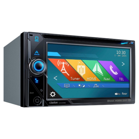 Clarion NX405E, 2-DIN-Autoradio mit GPS-Navigation und 6