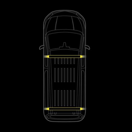 Strands Cruise Light C-Rack, für VW Transporter T7 in der Gruppe Car-HiFi / Was passt in mein Auto / Volkswagen / Multivan / Multivan T7 2022- bei BRL (872RRS4874240)