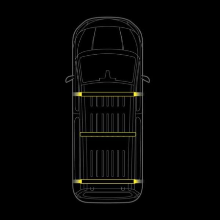 Strands Cruise Light C-Rack, Volkswagen Transporter T7 in der Gruppe Car-HiFi / Was passt in mein Auto / Volkswagen / Multivan / Multivan T7 2022- bei BRL (872RRS4874340)