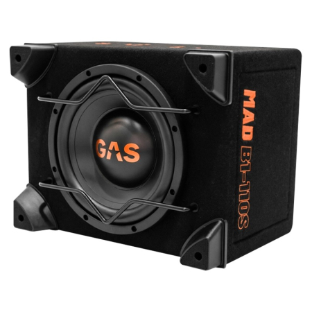 GAS MAD B1-110S, geschlossene 1x10-Zoll-Bassbox in der Gruppe Car-HiFi / Bass / Passiver Subwoofer bei BRL (900MADB1110S)