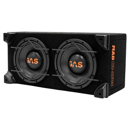 GAS MAD B1-210S, geschlossene 2x10-Zoll-Bassbox in der Gruppe Car-HiFi / Bass / Passiver Subwoofer bei BRL (900MADB1210S)