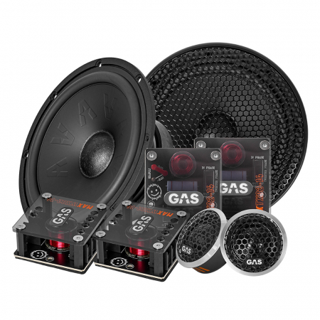 GAS MAX K2-64, klangstarkes 6,5-Zoll-Komponentensystem in der Gruppe Car-HiFi / Autolautsprecher / Komponentensysteme bei BRL (900MAXK264)