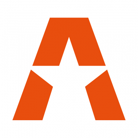 GAS A STAR Aufkleber 15.5x14cm, orange in der Gruppe Car-HiFi / Zubehör / Merchandise bei BRL (909ASTARCO)