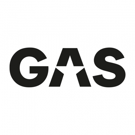 GAS Aufkleber 45x15.5cm, schwarz in der Gruppe Car-HiFi / Zubehör / Merchandise bei BRL (909LOGOCLB)