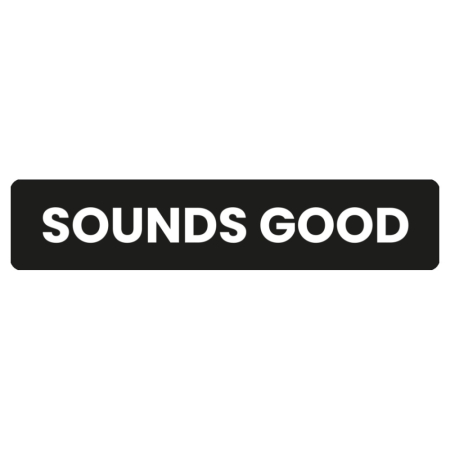 BRL Showplate, Sounds Good in der Gruppe Car-HiFi / Zubehör / Merchandise bei BRL (910BRLDEMOSKYLTSG)