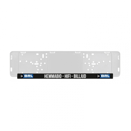 BRL Kennzeichenleiste in der Gruppe Car-HiFi / Zubehör / Merchandise bei BRL (910BRLLIST)