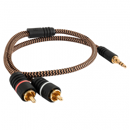 Proson Arctic 3,5 mm-2x RCA-Stecker, 0,5 Meter in der Gruppe Car-HiFi / Smartphone im Auto / Smartphone-Zubehör bei BRL (991AR352RCA05)