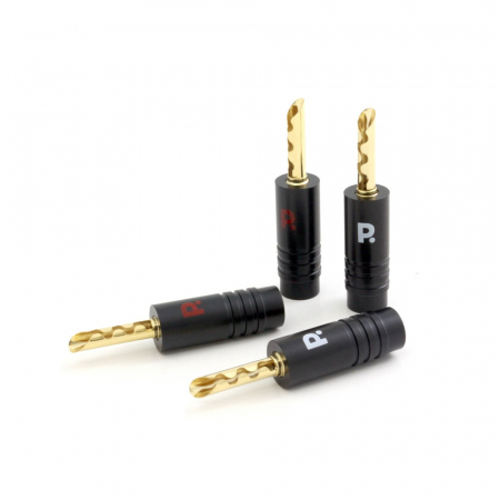Proson Arctic Bananenstecker mit Metallgehäuse, 4er-Pack in der Gruppe Car-HiFi / Kabel / Kabelzubehör bei BRL (991ARBAN4)