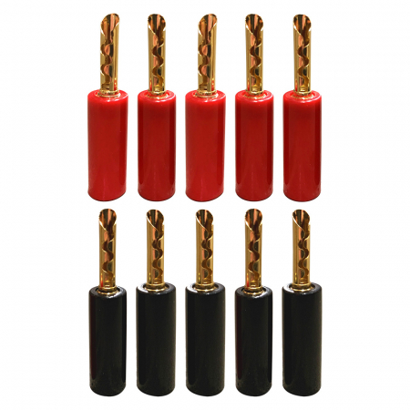 Proson Arctic Bananenstecker mit Kunststoffgehäuse, 10er-Pack in der Gruppe Car-HiFi / Kabel / Kabelzubehör bei BRL (991ARBANP10)