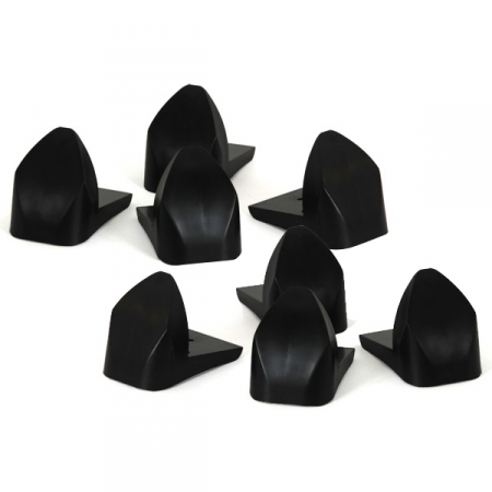 Proson Black Stands, 8er-Pack Lautsprecherfüße in der Gruppe Heim-Audio / Zubehör / Lautsprecherzubehör bei BRL (991BLSTANDS)